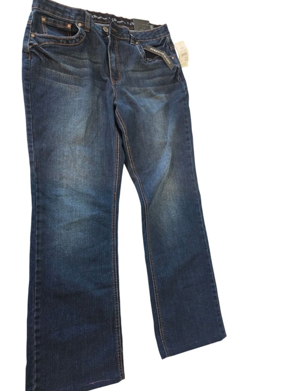 Cato Denim Womens 14 Bootcut Jeans NWT Dark Wash Embroidered Western Cowgirl